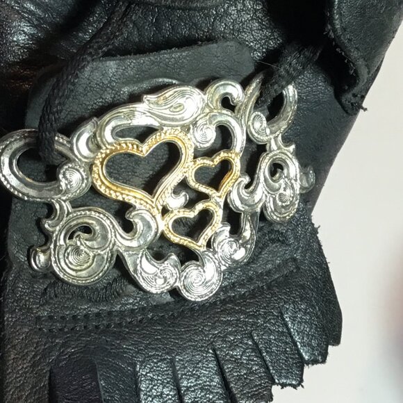 Ariat Heritage Kiltie Women's Size 6.5M Black Leather Western Roper Boots - Picture 10 of 10